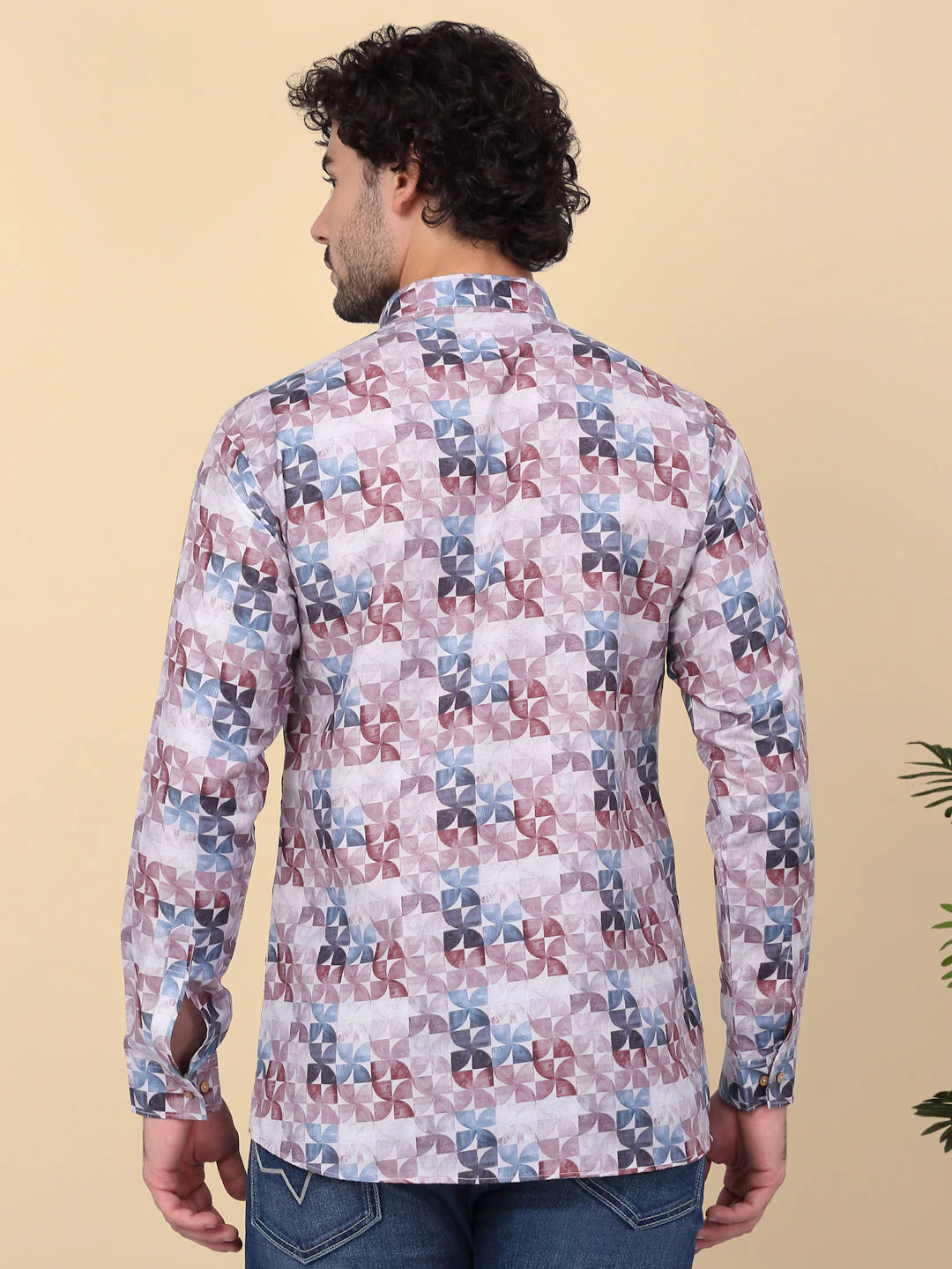 KRAFT INDIA Men's Cotton Ethnic Motifs Printed Short Waist Length Kurta - Image 17