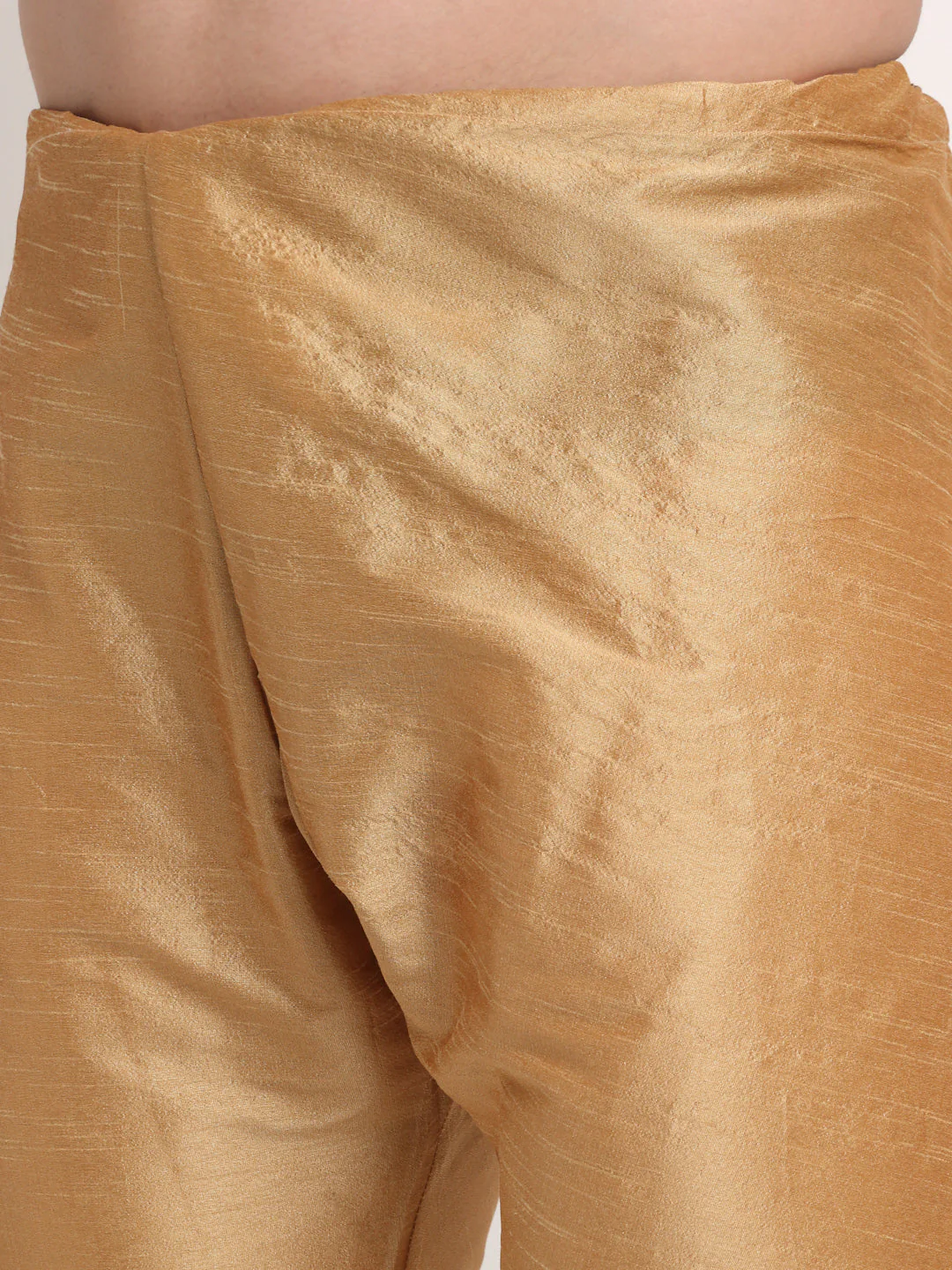 KRAFT INDIA Mens Gold Silk Blend Kurta and churidar with Paisley Nehru jacket - Image 32