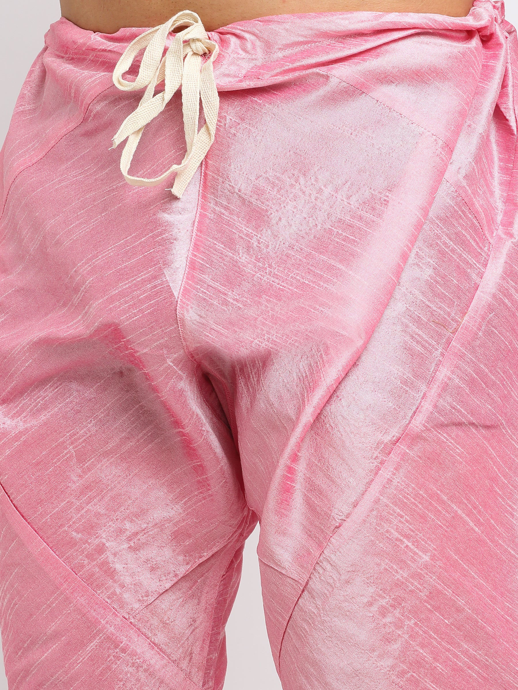 KRAFT INDIA Mens Pink Kurta and churidar with embroided Zari Nehru jacket - Image 7