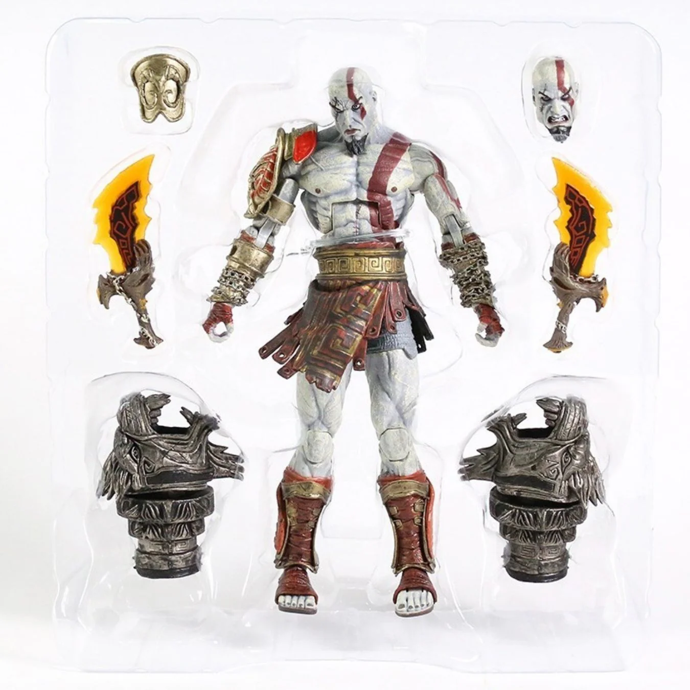 Kratos - Ghost of Sparta (20 cm) | Poseable Figure with replaceable accessories | Brand - Neca - Image 5