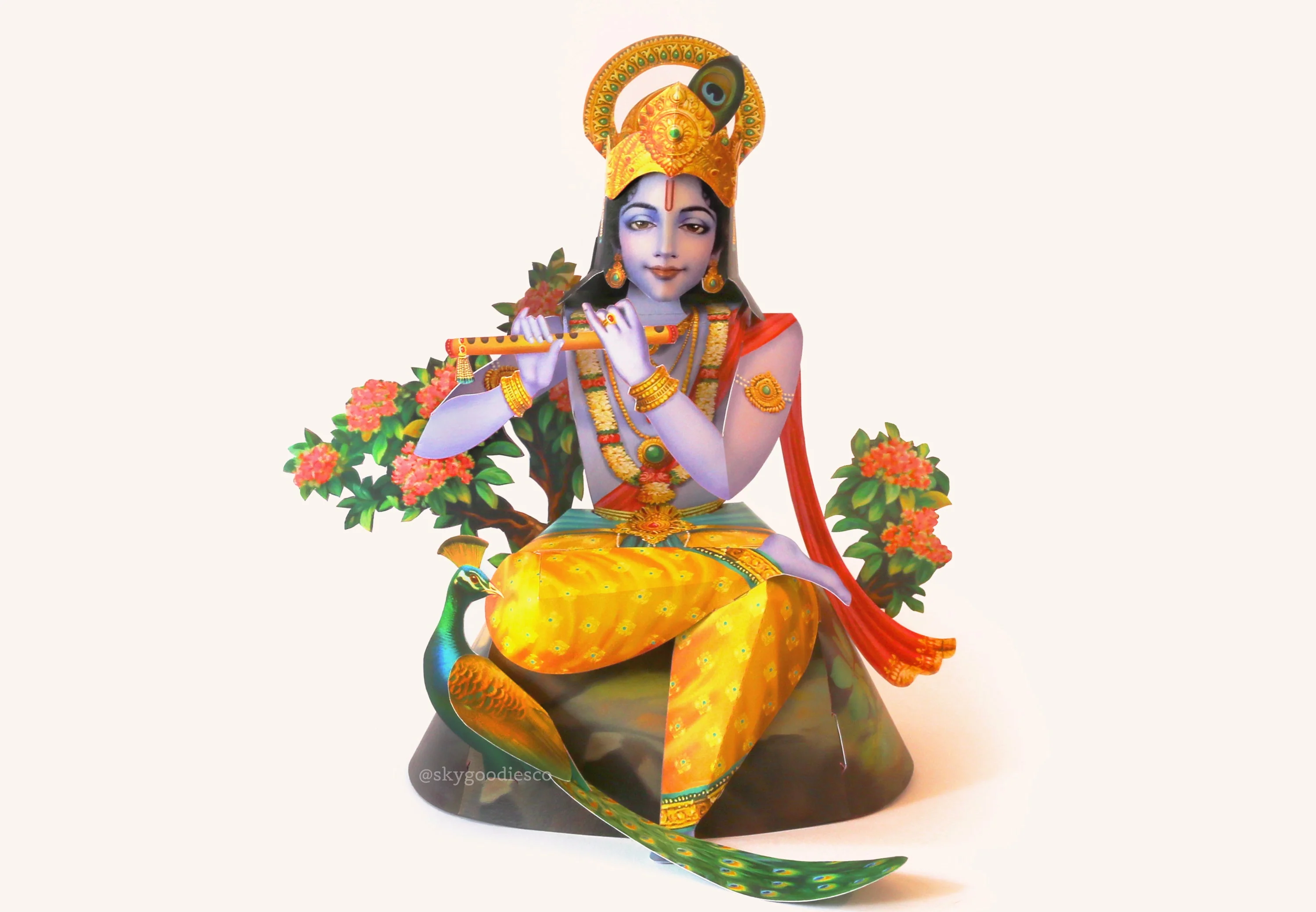 Krishna Janmashtami Combo Saver 1 - DIY Krishna + 1 Flower Fairy Lights - Image 4