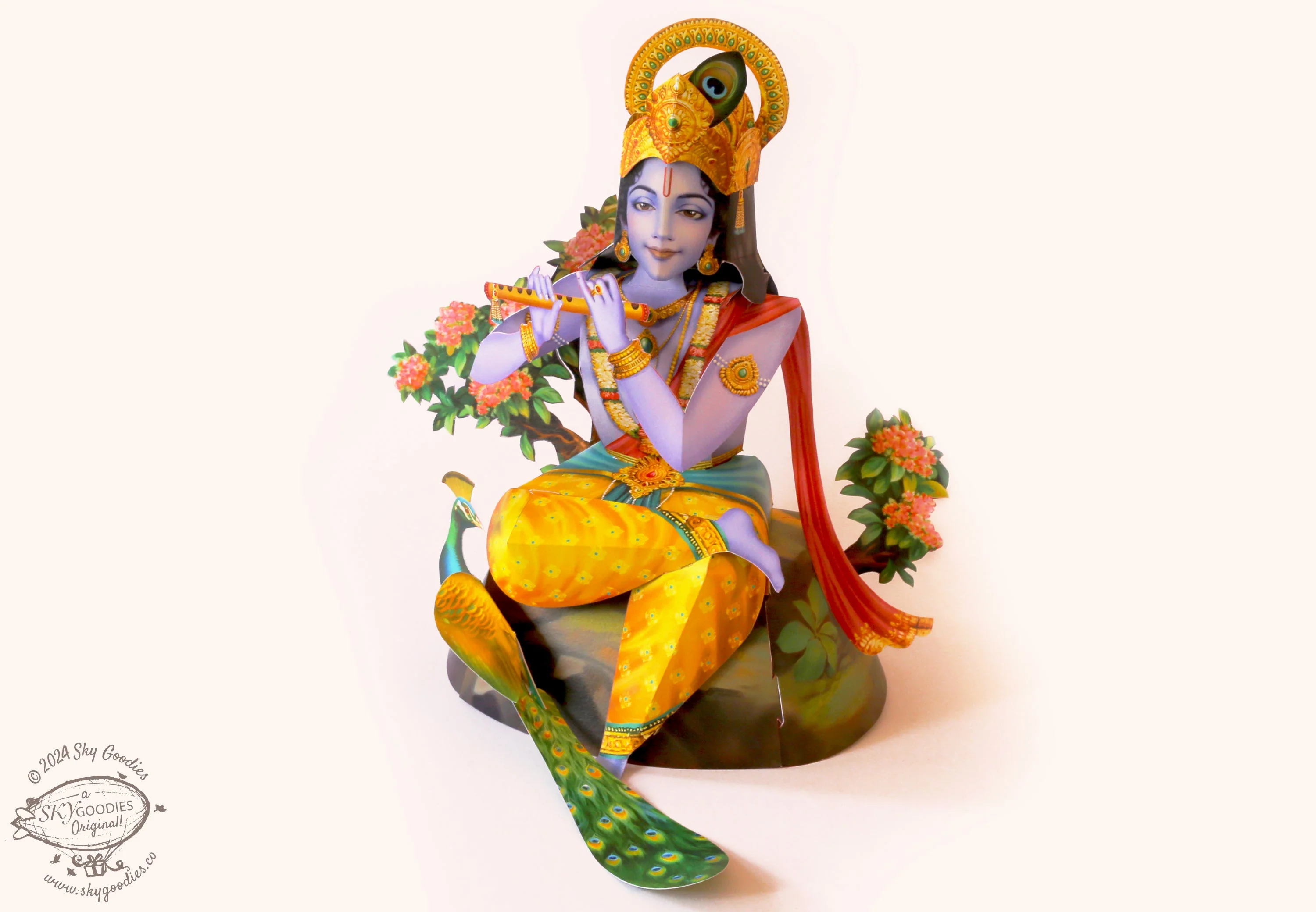 Krishna Janmashtami Combo Saver 1 - DIY Krishna + 1 Flower Fairy Lights - Image 6