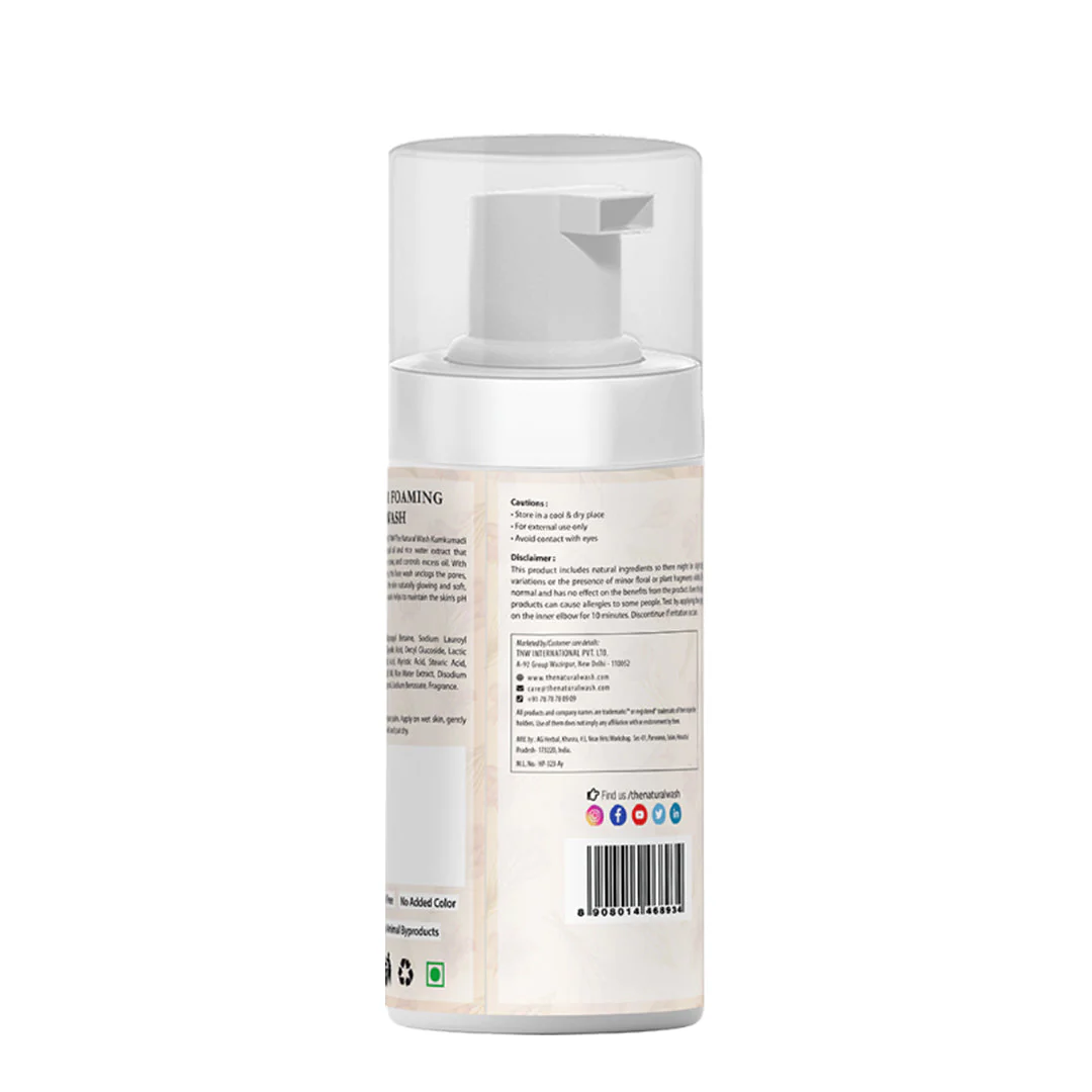 Kumkumadi Foaming Face Wash for Glowing Skin. - Image 7
