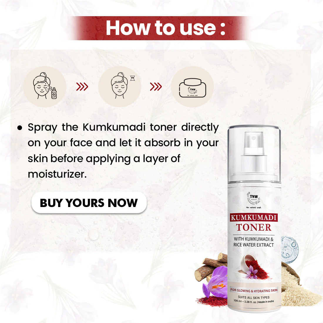 Kumkumadi Toner For Glowing Skin - Image 7
