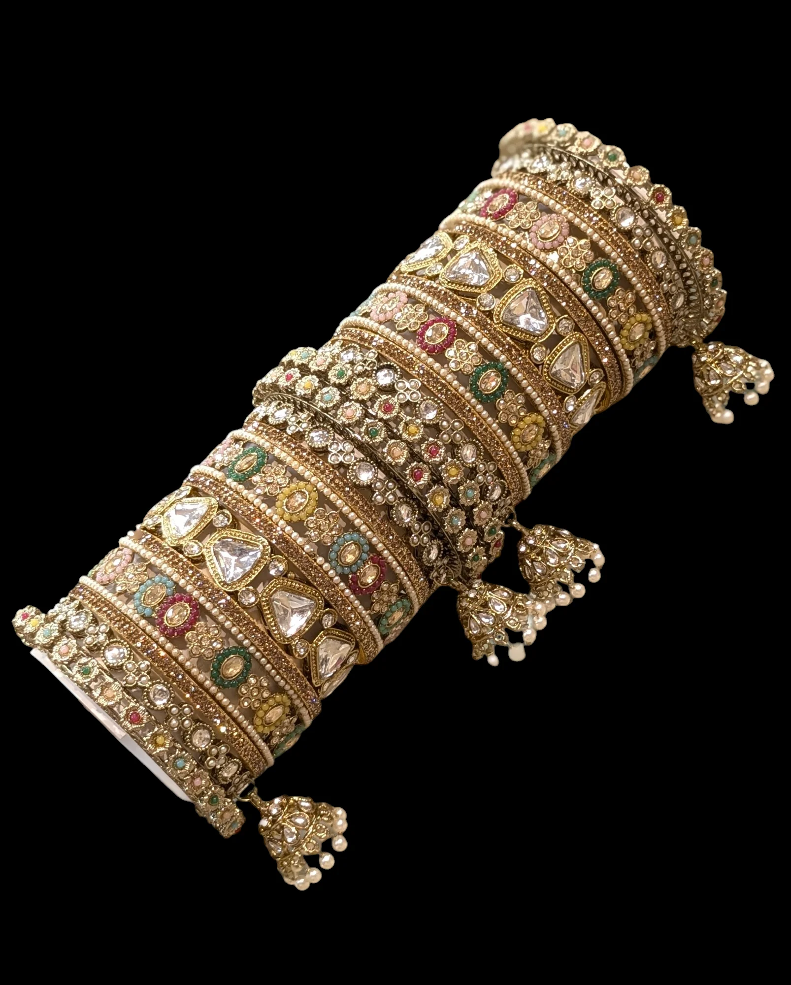 KUNDAN BRIDAL BANGLES - Image 3