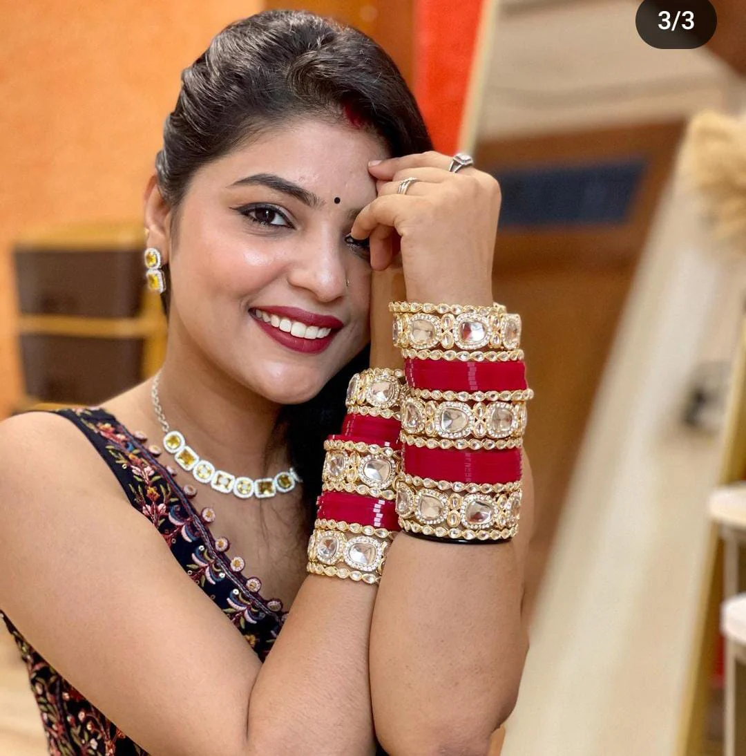 KUNDAN BRIDAL BANGLES - Image 3