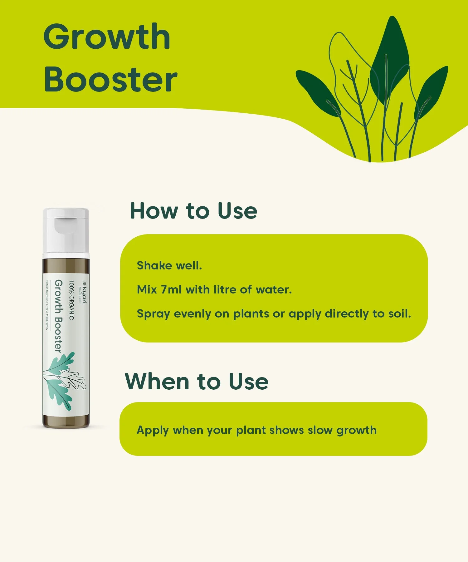 Kyari 5 in 1 Plant Care Kit - 5 Organic Boosters - Image 5