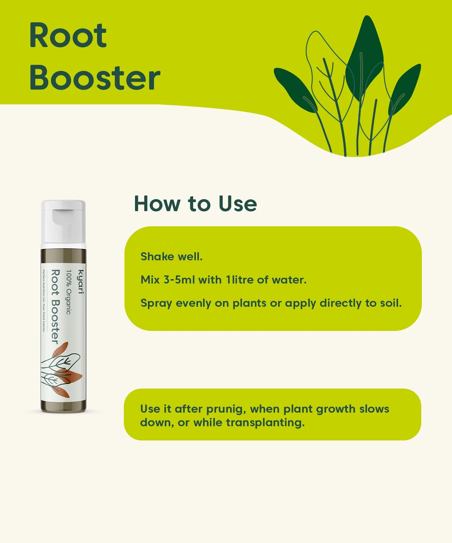 Kyari 5 in 1 Plant Care Kit - 5 Organic Boosters - Image 8