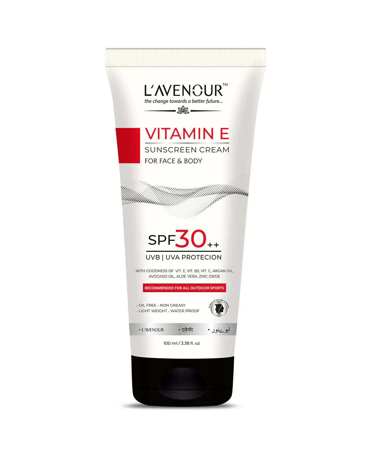 L’avenour Vitamin E Sunscreen, SPF 30 - 100 ml - Image 6