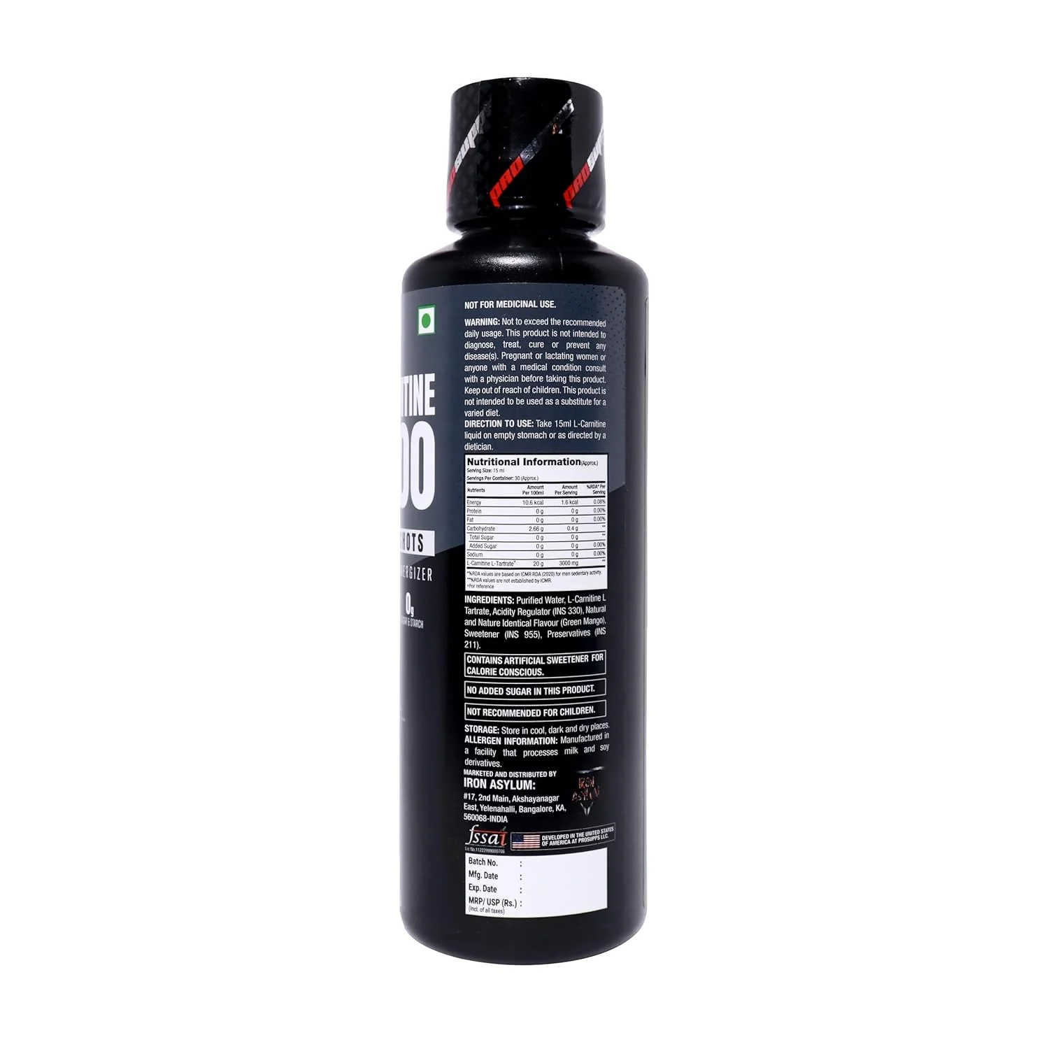 L Carnitine 3000 Liquid Shots | L Carnitine Pre Workout for Energy Boost | Energy Pre workout Supplement for Men and Women | Fat Burner and Weight Loss Drink | 450ml - Image 4