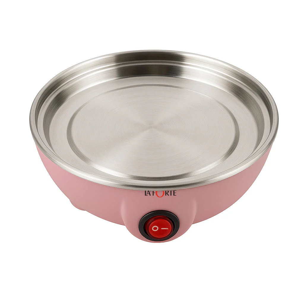 LA' FORTE 3-in-1 Electric Egg Boiler | Boil, Fry & Steam | 7 Egg Capacity | Peach Color | 350W | Auto Cut-Off | Compact Cooker for Kitchen, Travel & Hostel Use - Image 8
