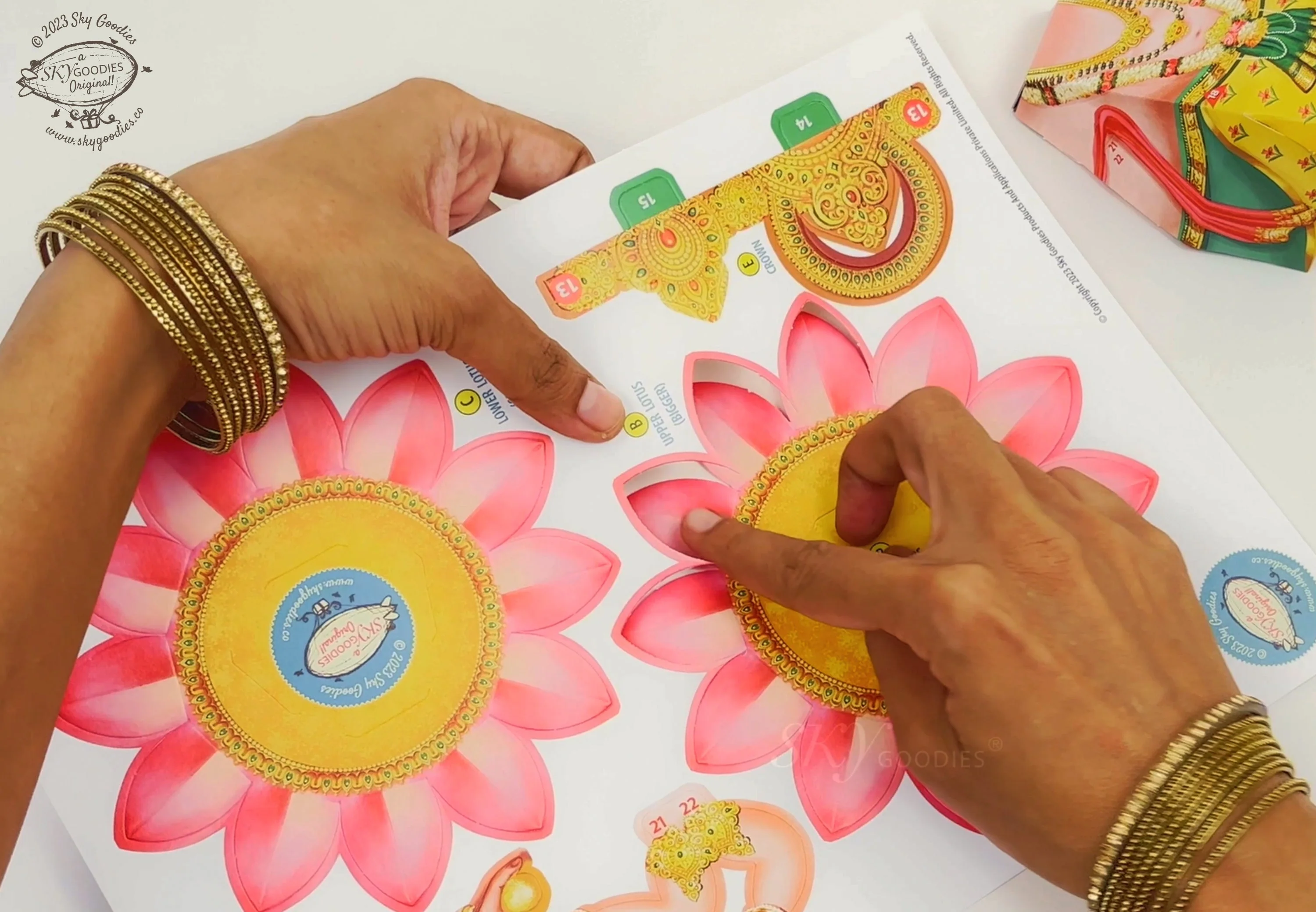 Lakshmi Pooja Decor Combo Saver - DIY Ganpati + Lakshmi + Mandir + 2 Banana Trees - Image 8