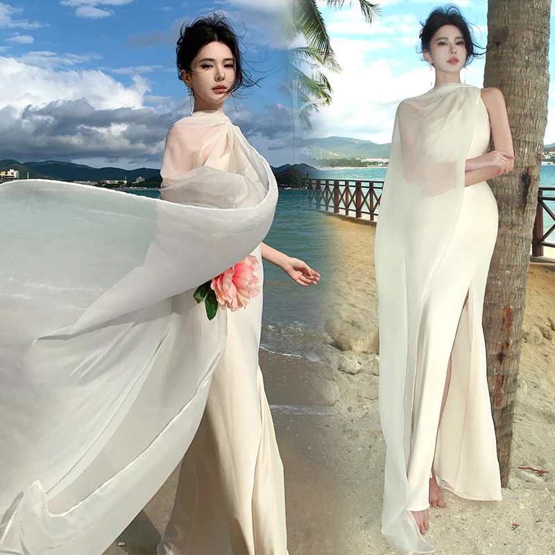 Lana Satin Backless Dress