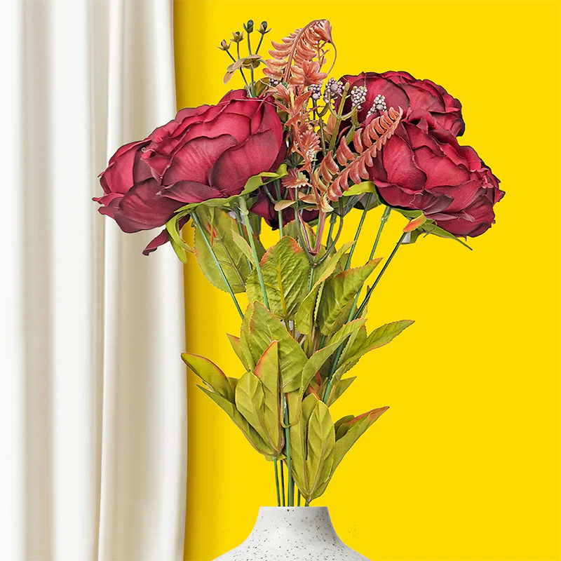 Large Peony Blooms Artificial Flowers - Image 6