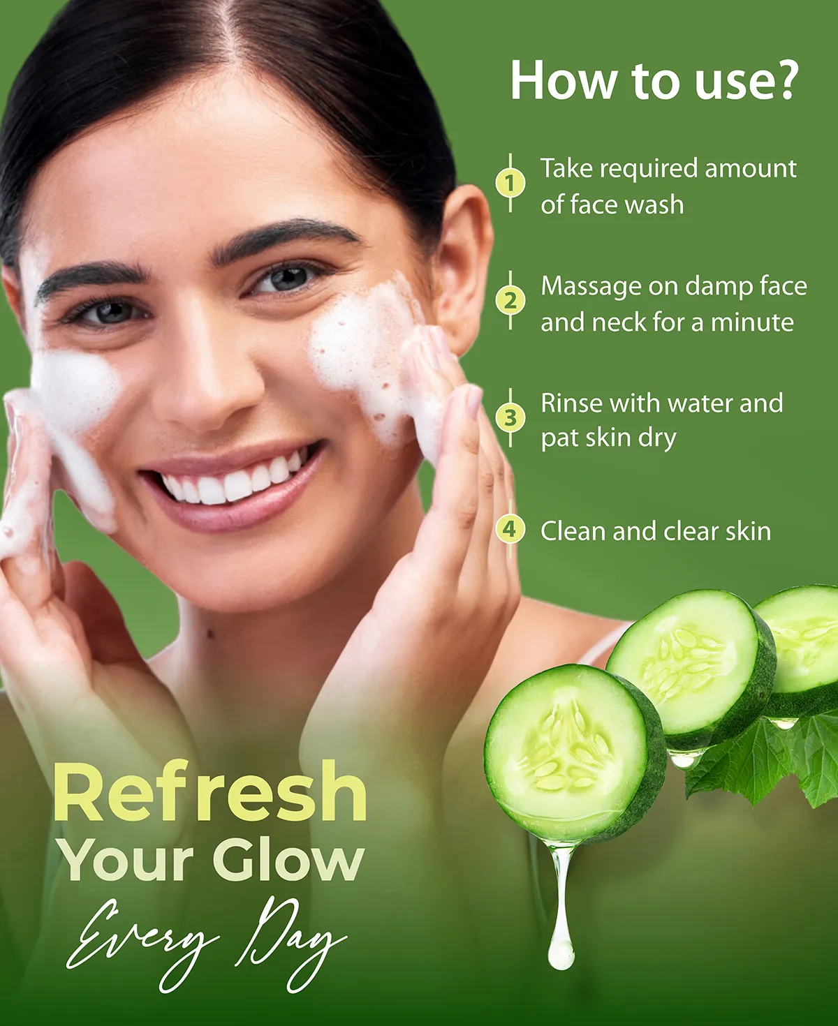 L'avenour Cucumber Face Wash - 115ml - Image 6