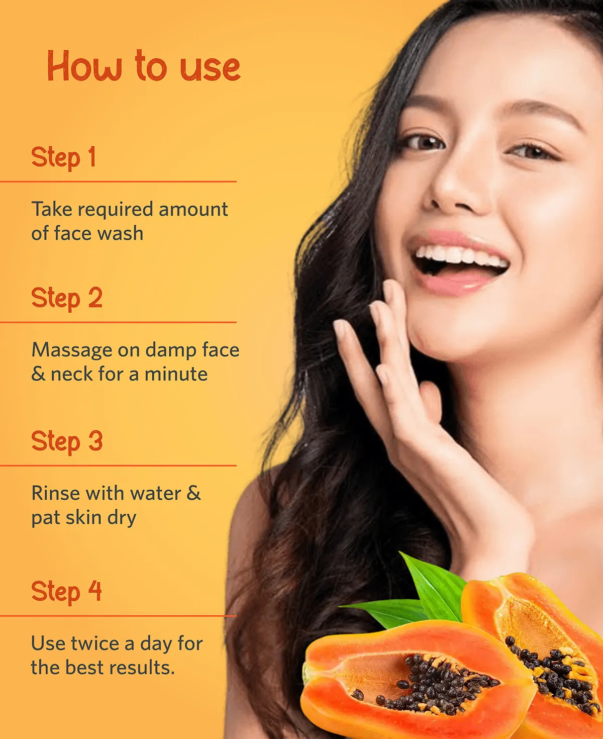 L'avenour Papaya Blemishes Control Face Wash - 100ml - Image 5