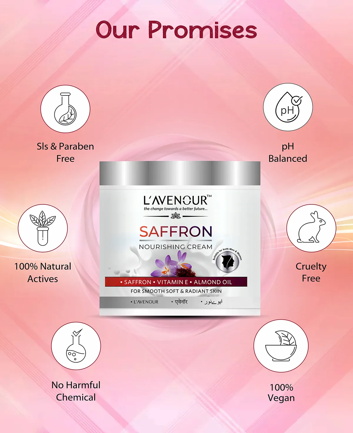 L'avenour Saffron Nourishing Cream - 100 ml - Image 4