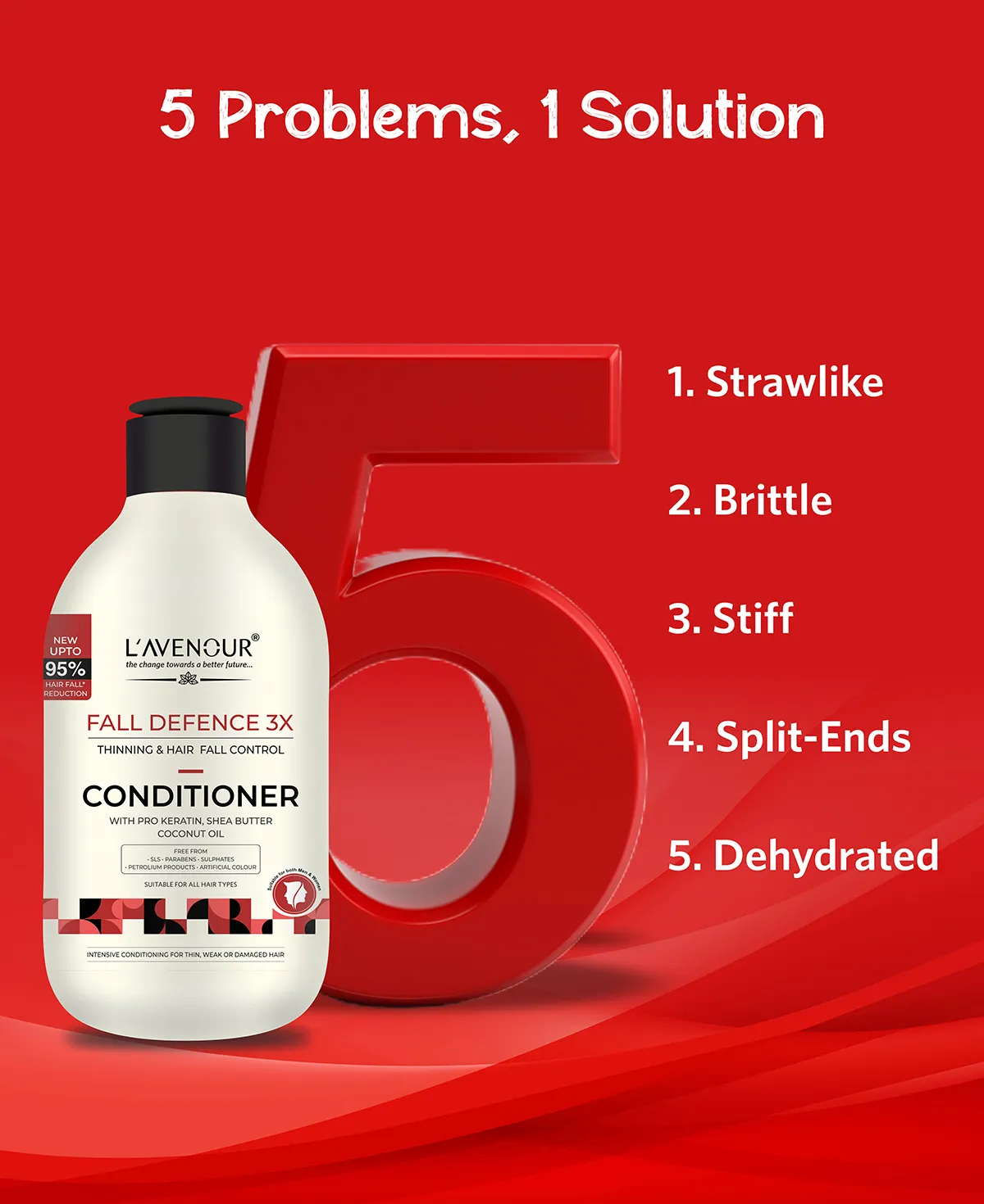 L'avenour Thinning & Hair Fall Control Hair Care Trio (Shampoo, Conditioner & Serum) - Image 6