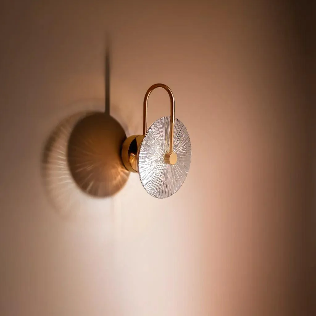 LED Glass Mattel Wall Light In 3 color shades effect in Back Wall - Image 4