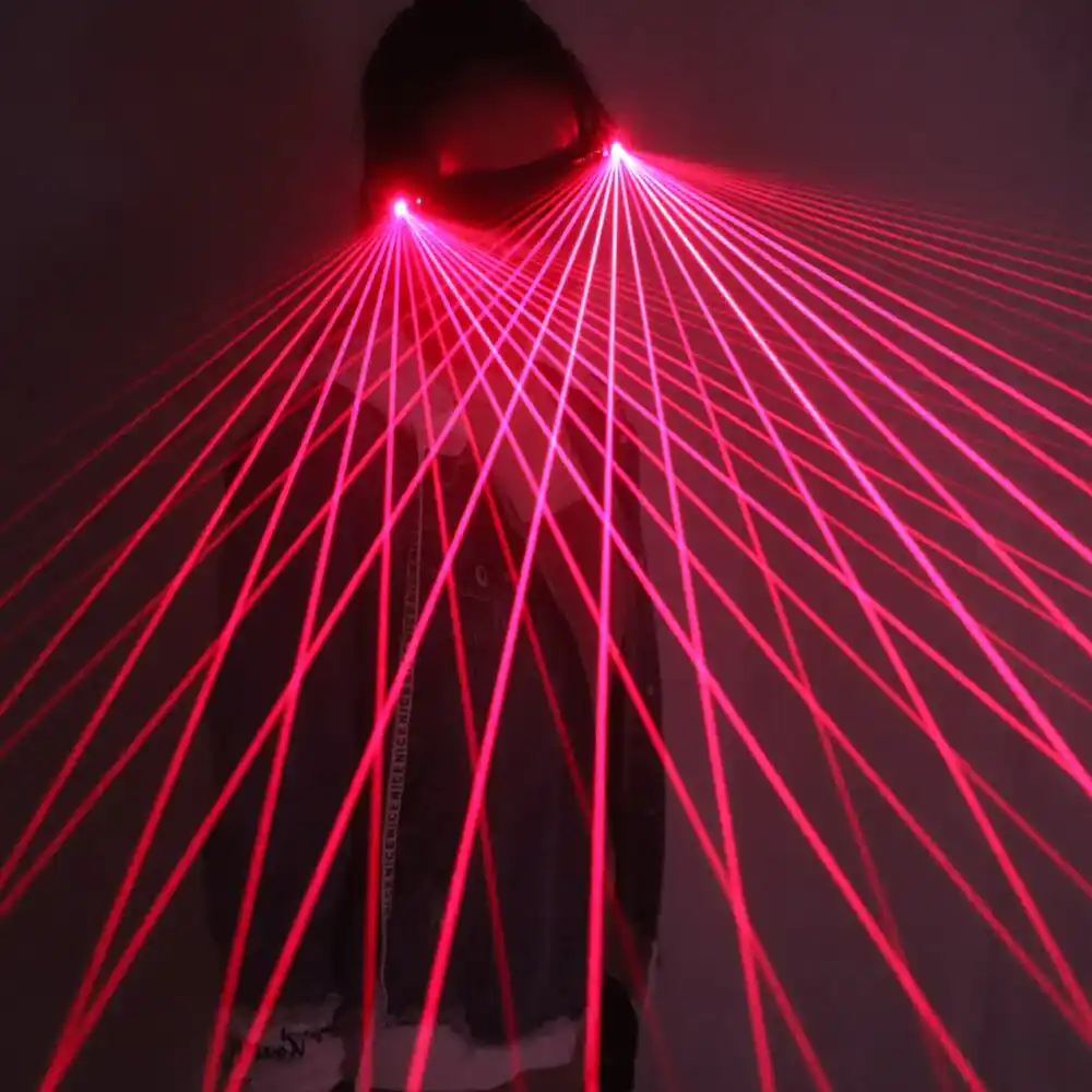 Led Laser Goggles Green Beams DJ Party Stage Laser Show Laser Glasses 1pc - Image 3