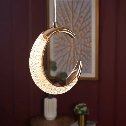 LED Moon Pendant Light Dimmable Ceiling Lamp - Image 3