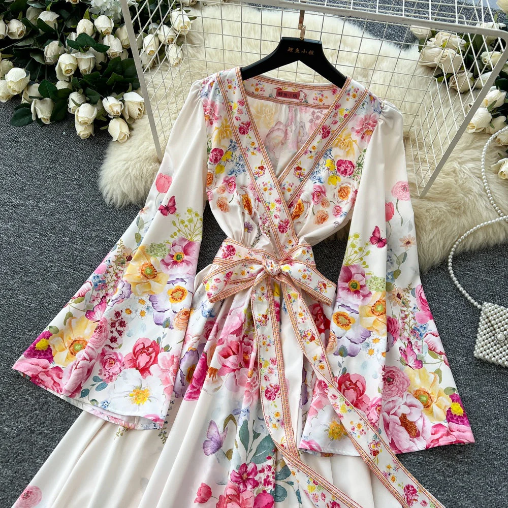 Leilani Floral Maxi Wrap Dress - Image 2