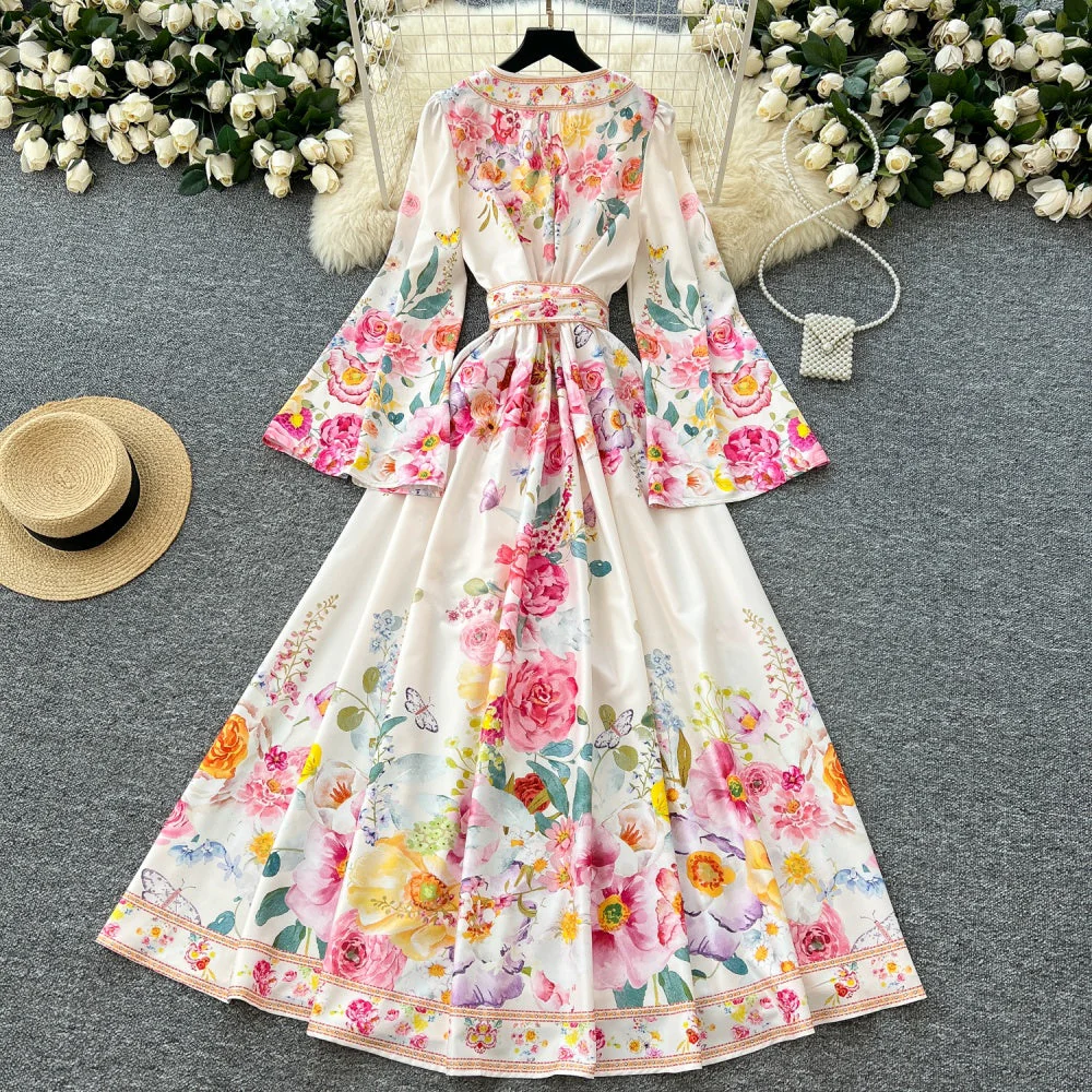 Leilani Floral Maxi Wrap Dress - Image 3
