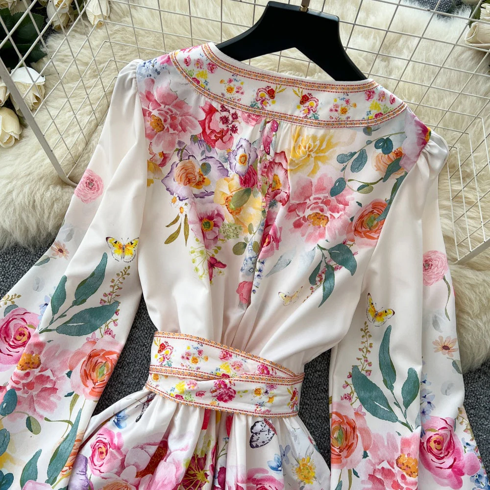 Leilani Floral Maxi Wrap Dress - Image 7