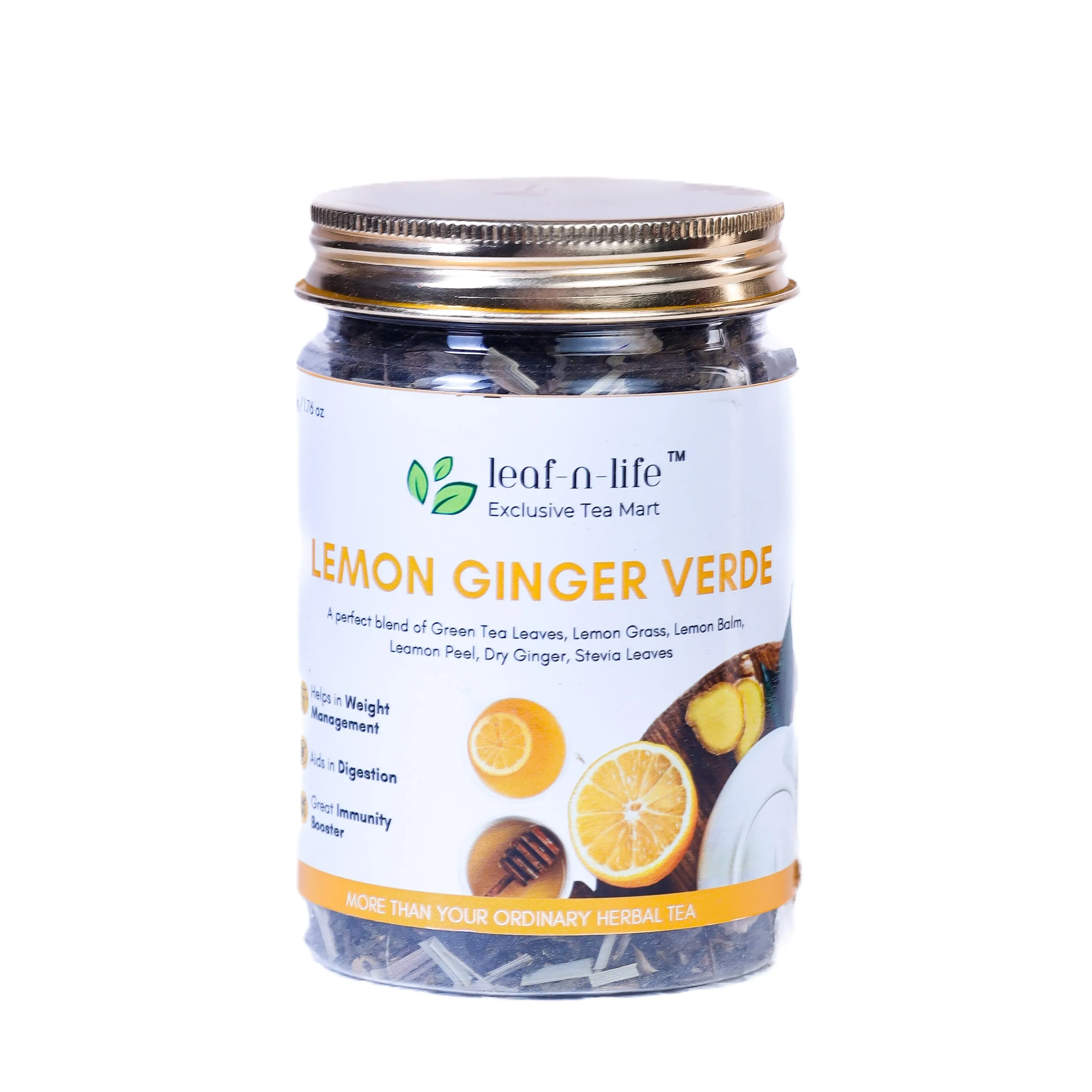 Lemon Ginger Verde – Detox & Digestion Support - Image 2