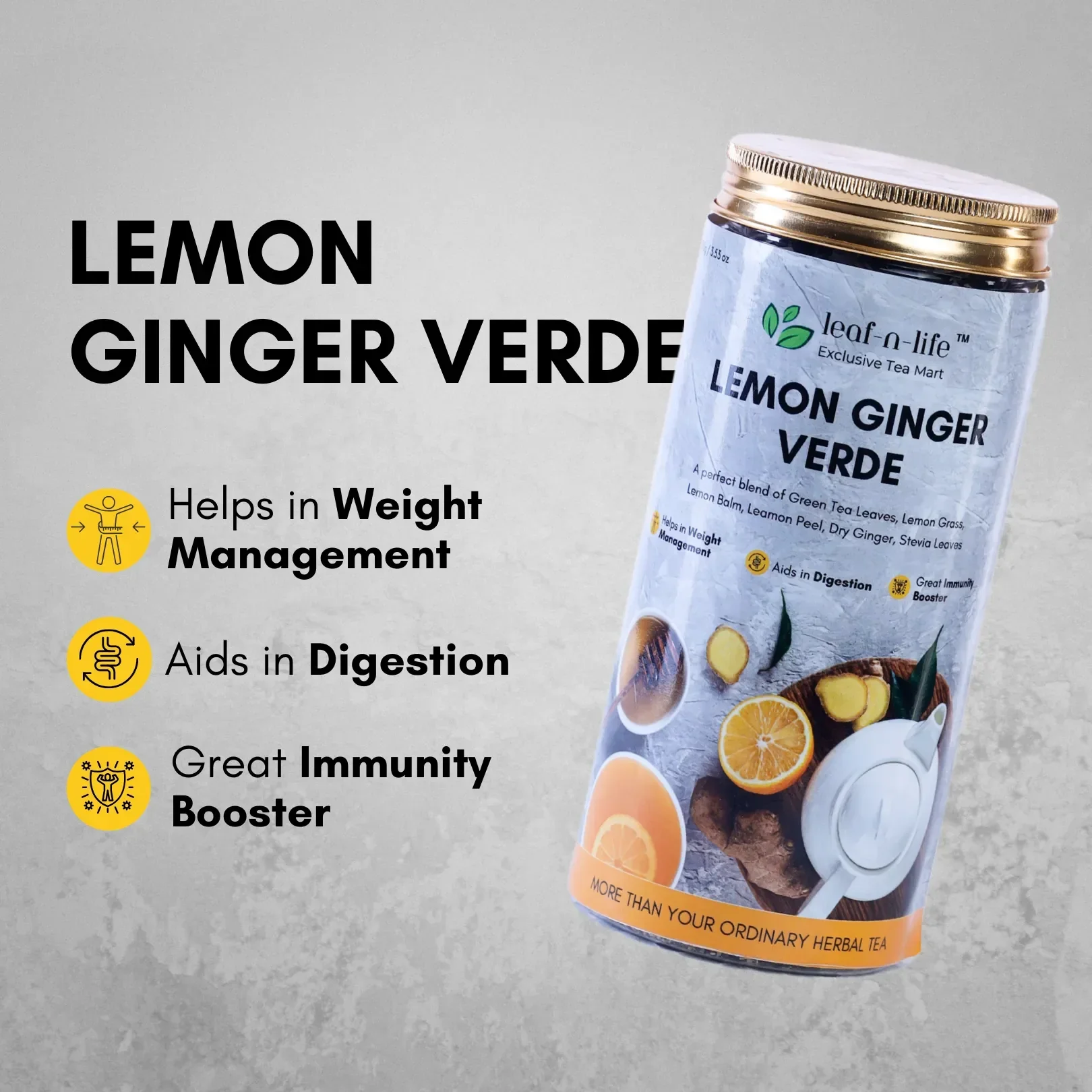 Lemon Ginger Verde – Detox & Digestion Support - Image 5
