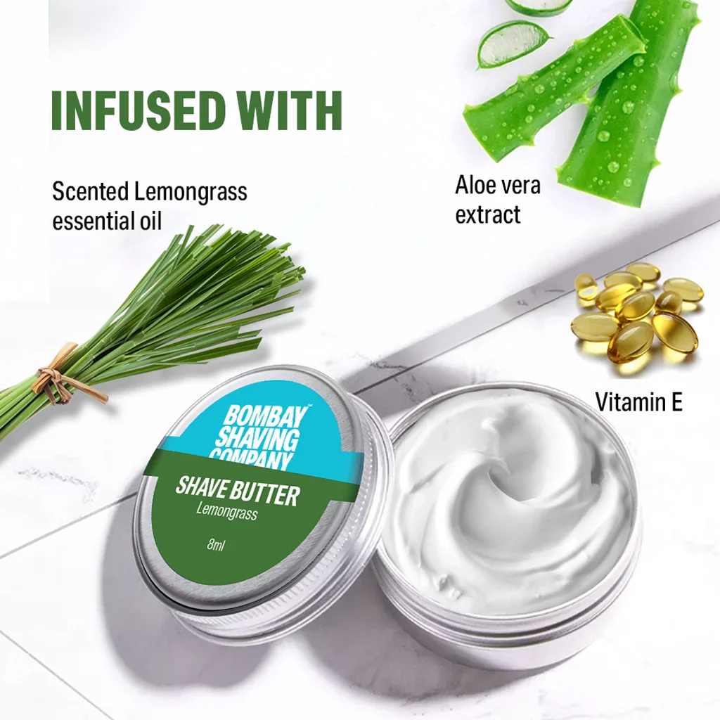 Lemongrass Shave Butter, 8ml - Image 4