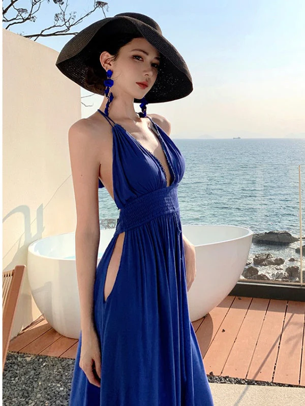Lena Side Slit Maxi Dress - Image 7