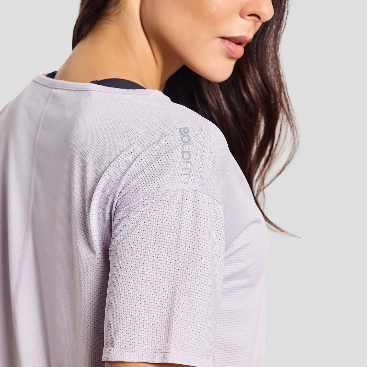 Level Up Womens Tee - Lilac - Image 7