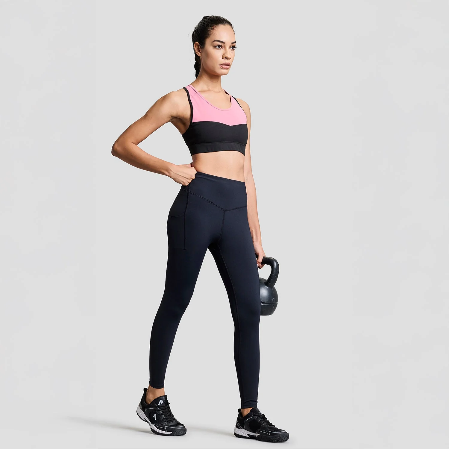LIMITLESS NYLOFLEX HIGH RISE TIGHTS - Black - Image 6
