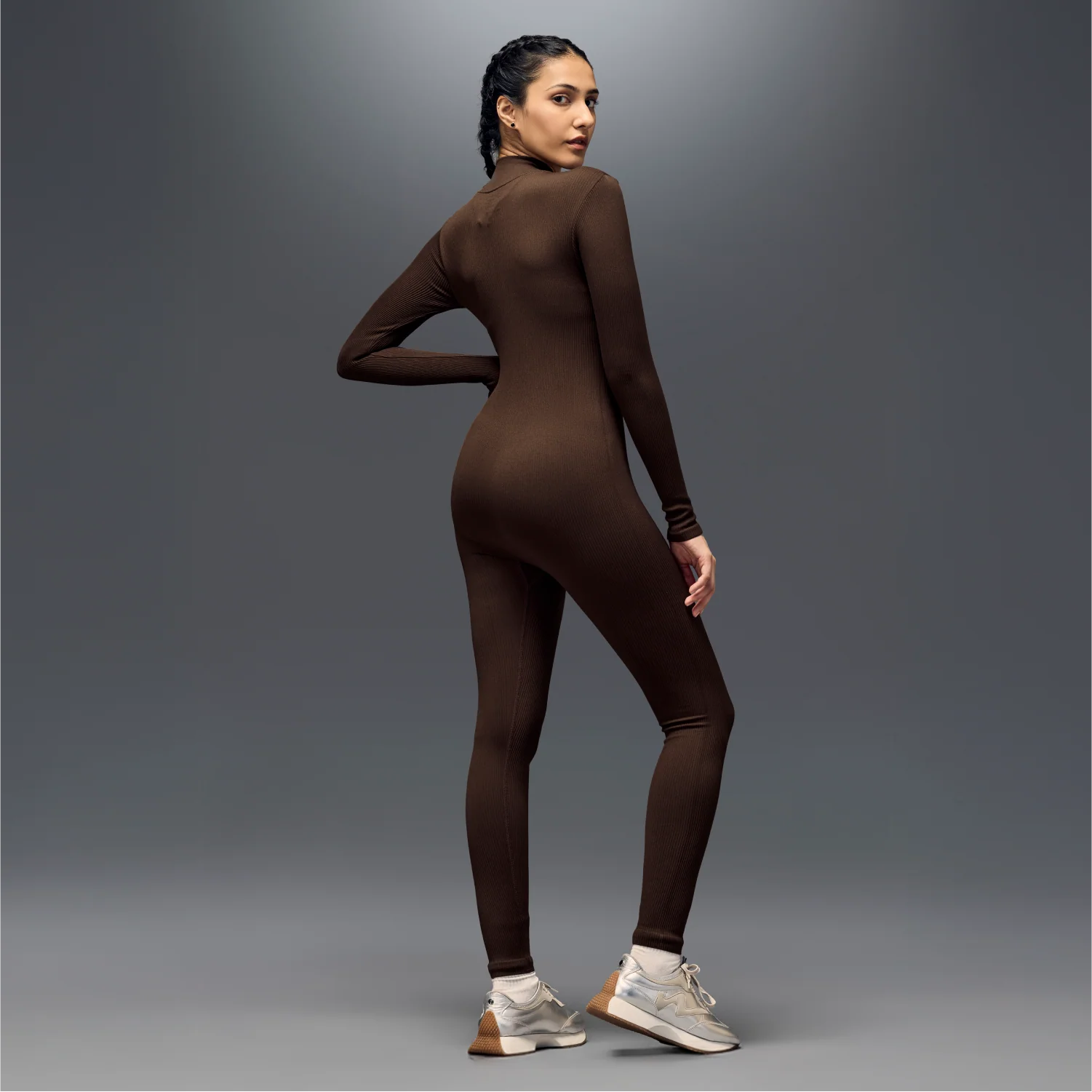 Limitless Snatched Bodysuit- Brown - Image 2