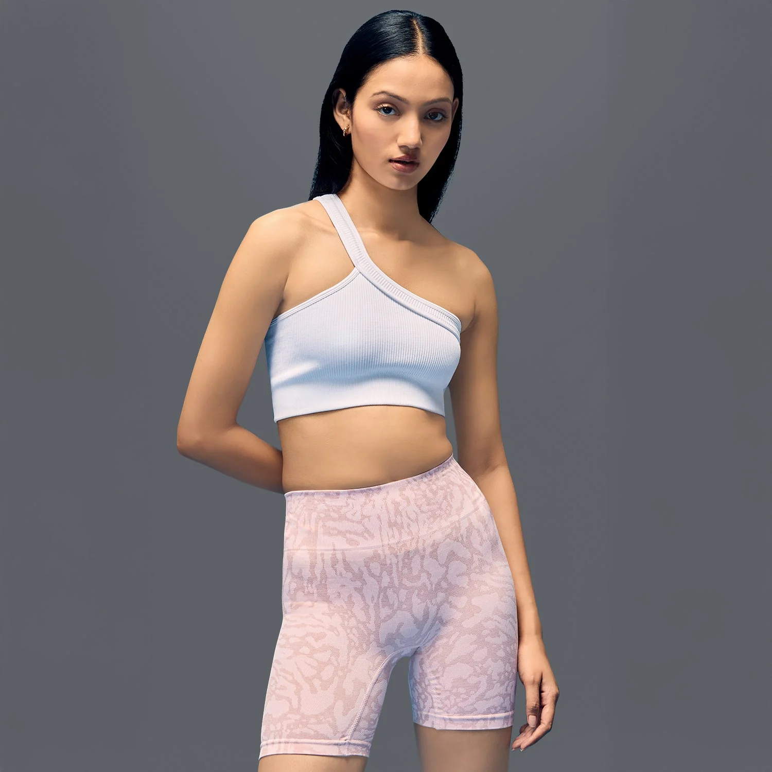 Limitless snatched high waisted ruched back shorts - Pink - Image 2