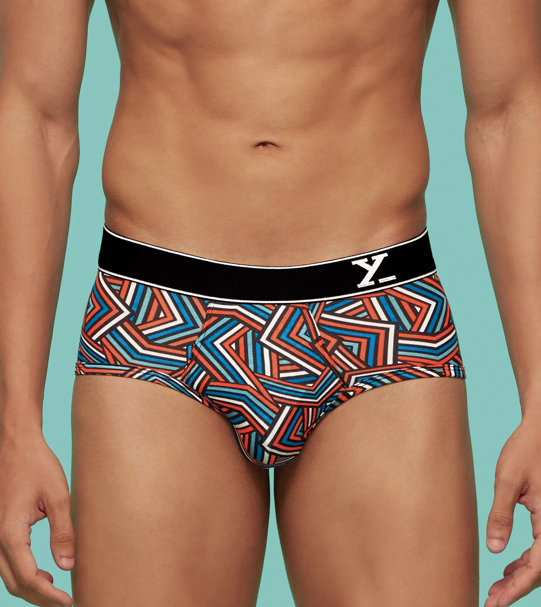 Linea Modal Briefs Red White Cocktail - Image 2