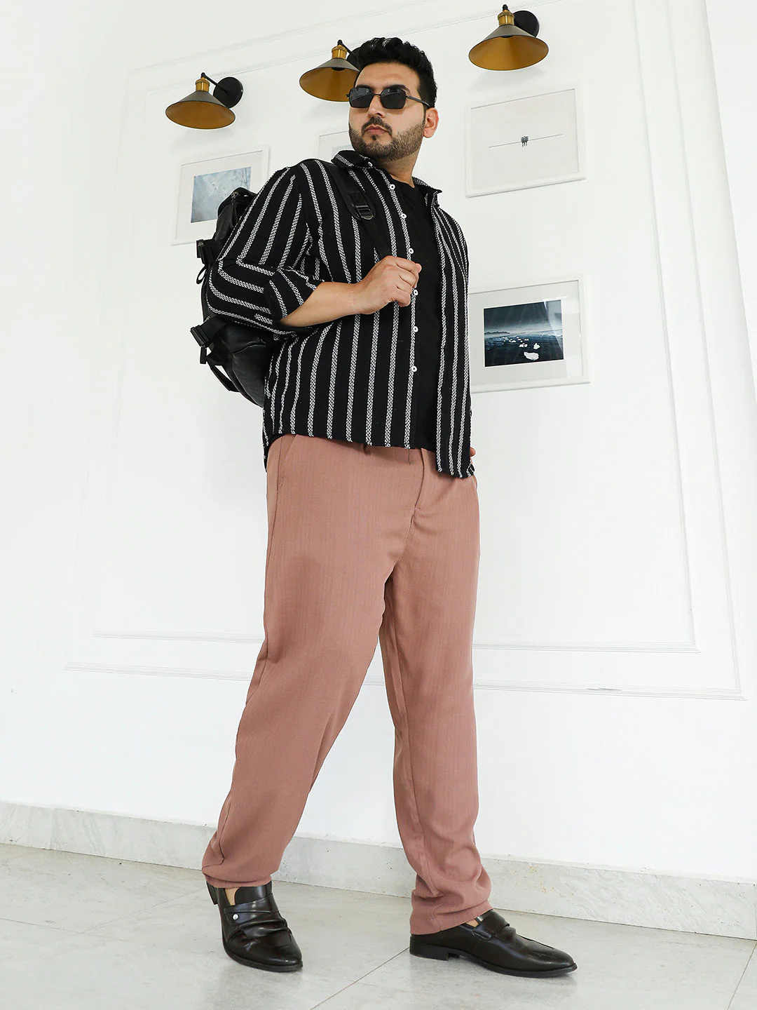 Linen-Blend Cigrette Trousers - Image 6