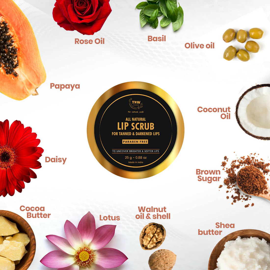 Lip Scrub - For Tanned & Darkened Lips (Paraben-free). - Image 2