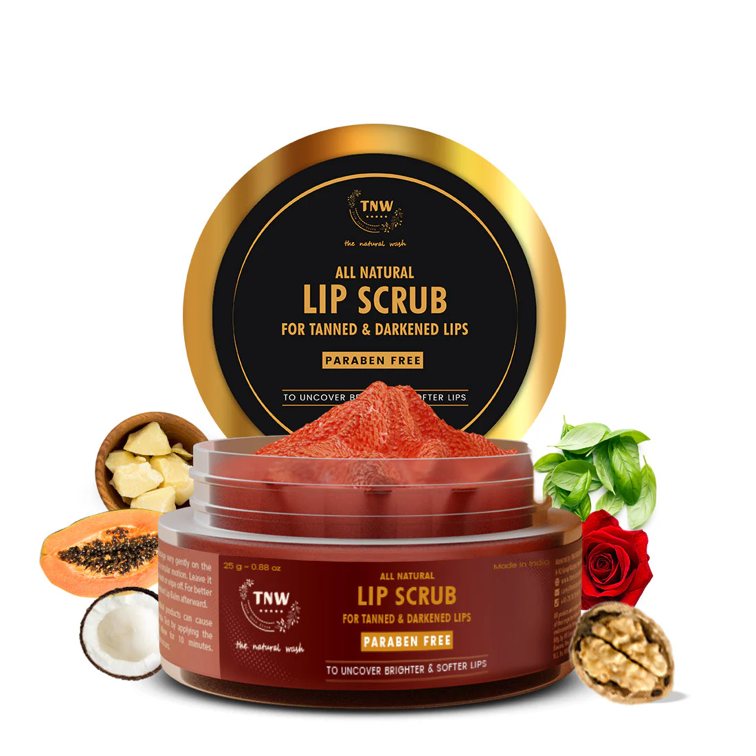 Lip Scrub - For Tanned & Darkened Lips (Paraben-free) (SC) - Image 11