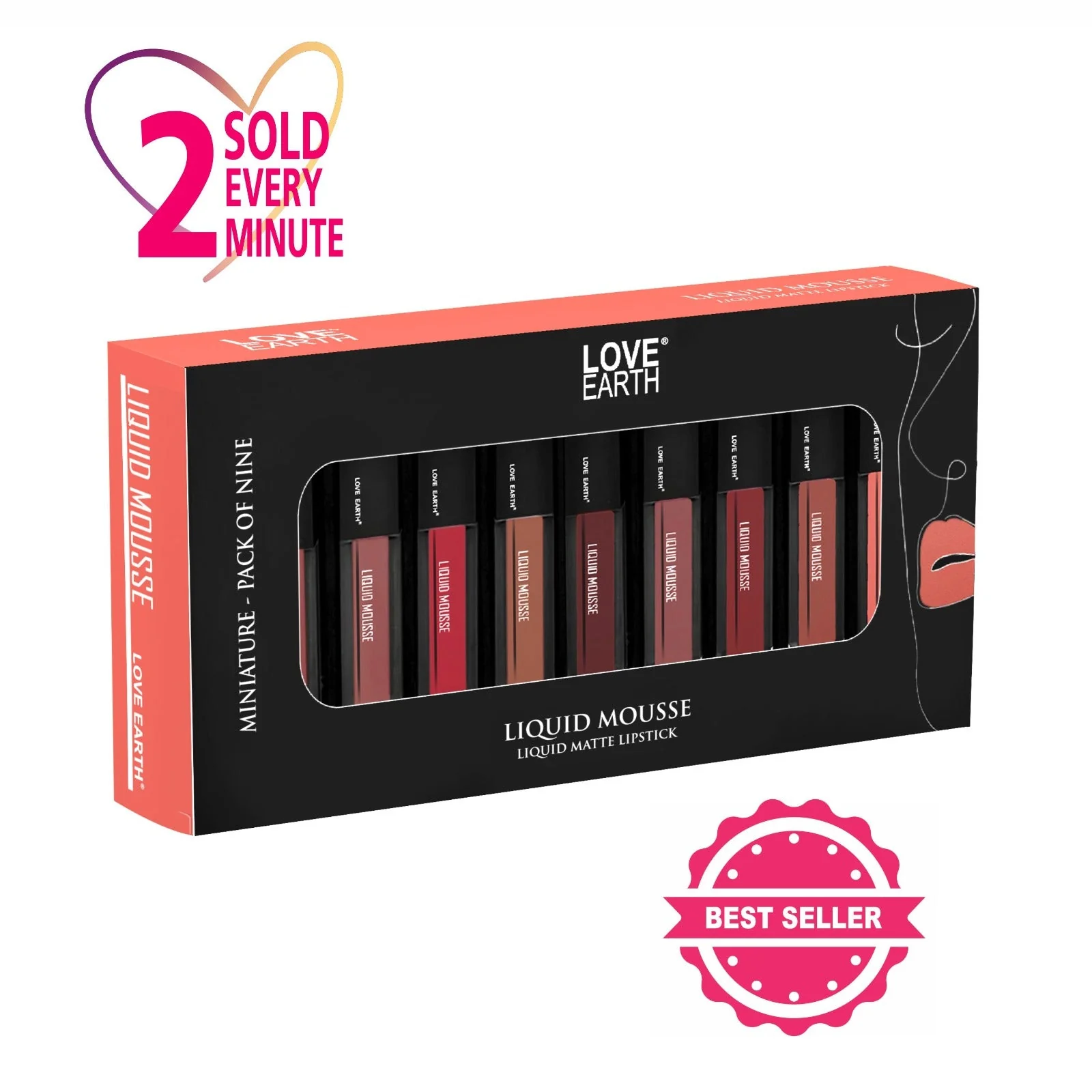Liquid Lipstick Pack Of 9 Minis - Image 58
