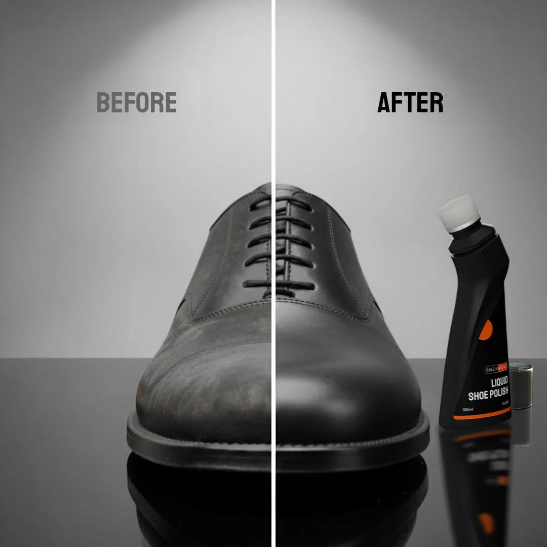 Liquid Shoe Polish Black - Image 2