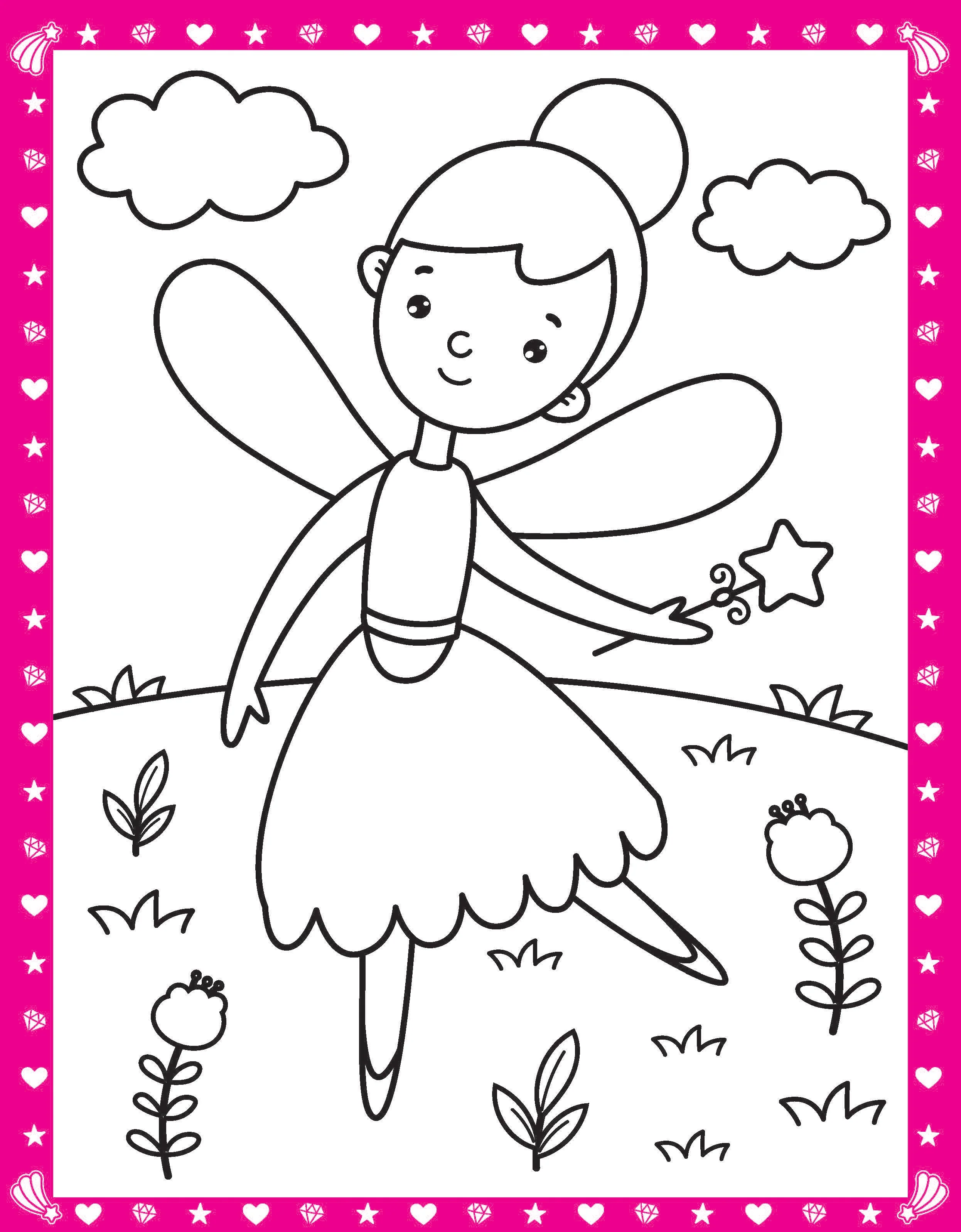 Little Fairy Neon Colour and Sticker Dots Book  Over 500 Stickers - Image 7