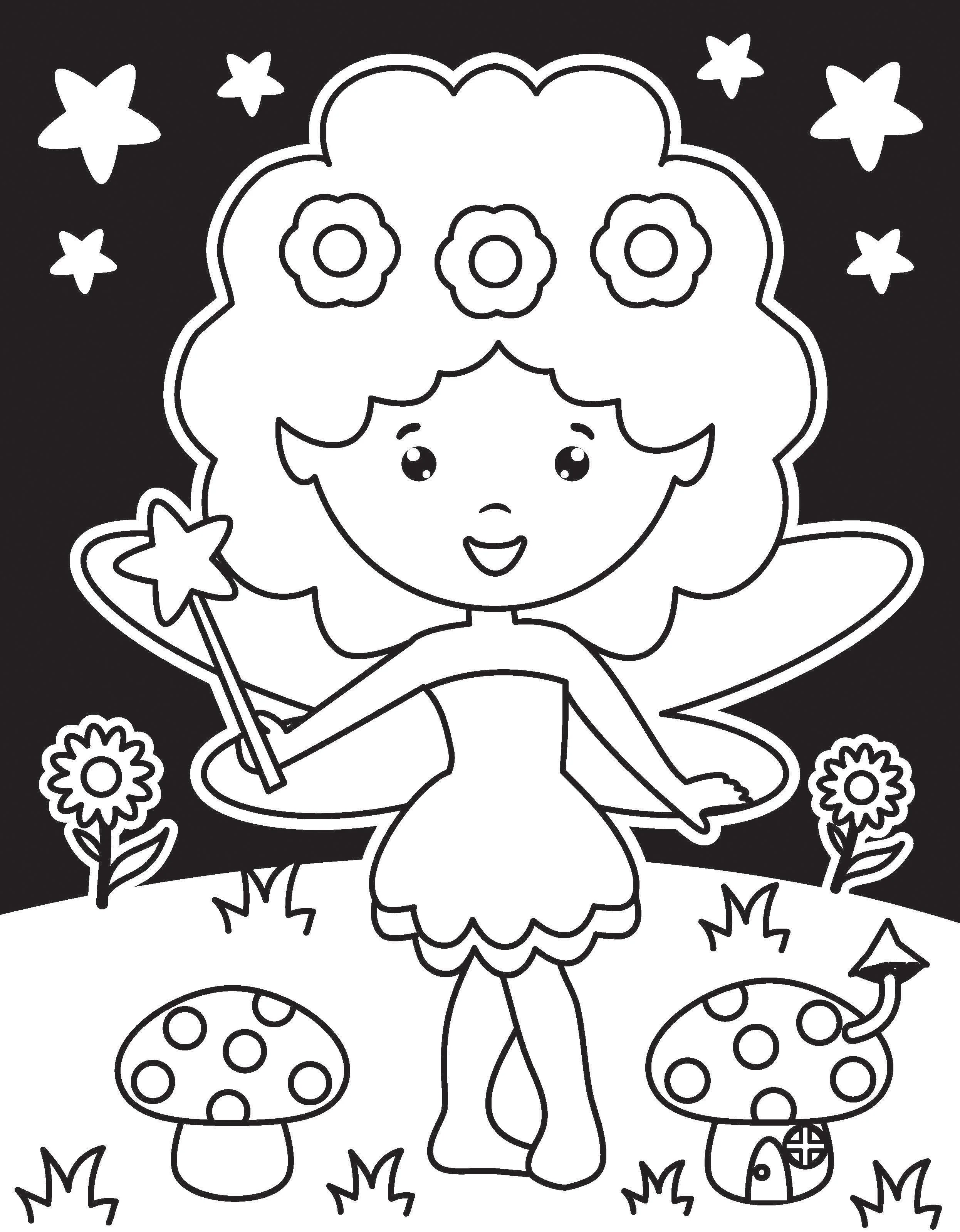 Little Fairy Neon Colour and Sticker Dots Book  Over 500 Stickers - Image 8