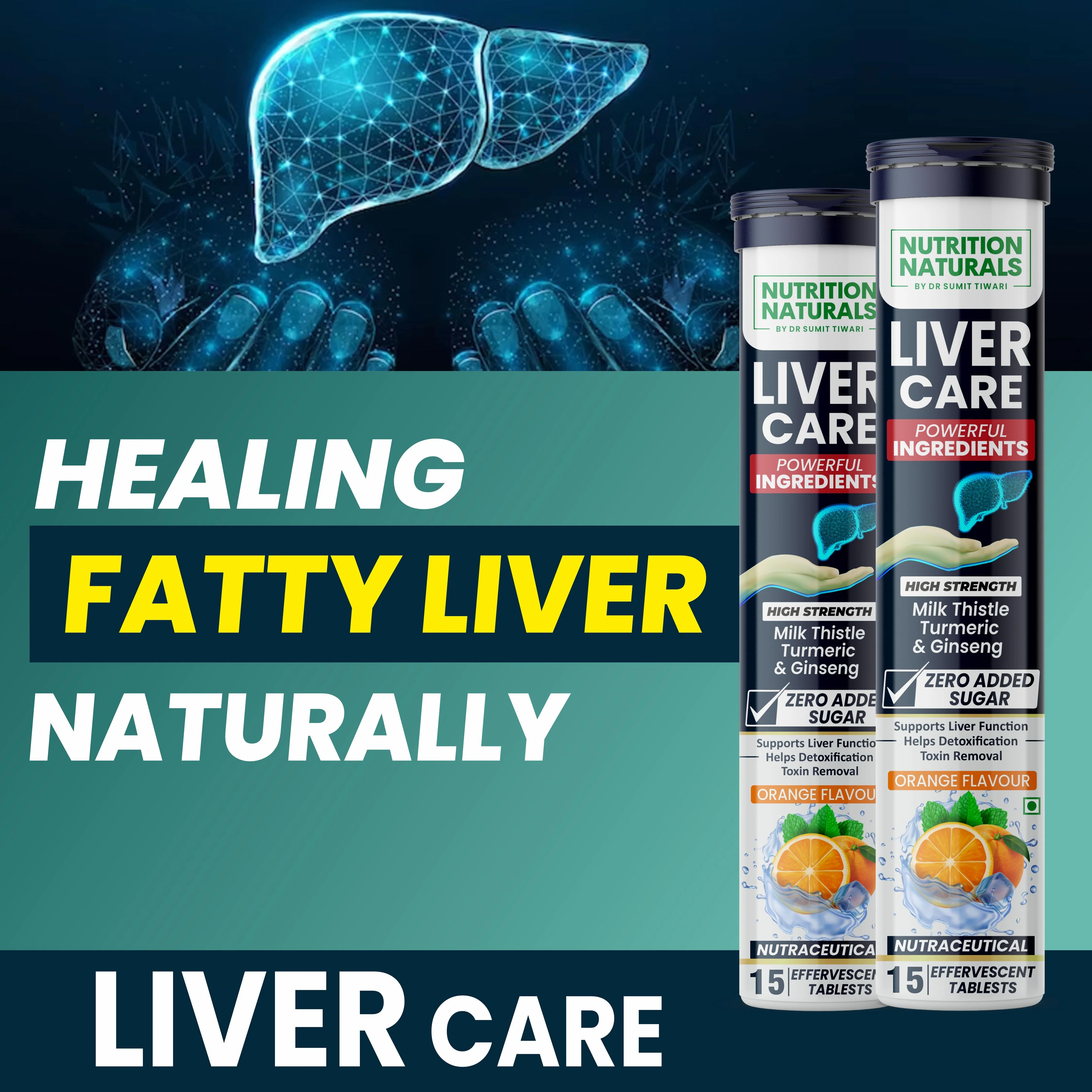 Liver Care - 9 in 1 - with Milk Thistle, Dandelion, Turmeric, Ginseng - Image 4