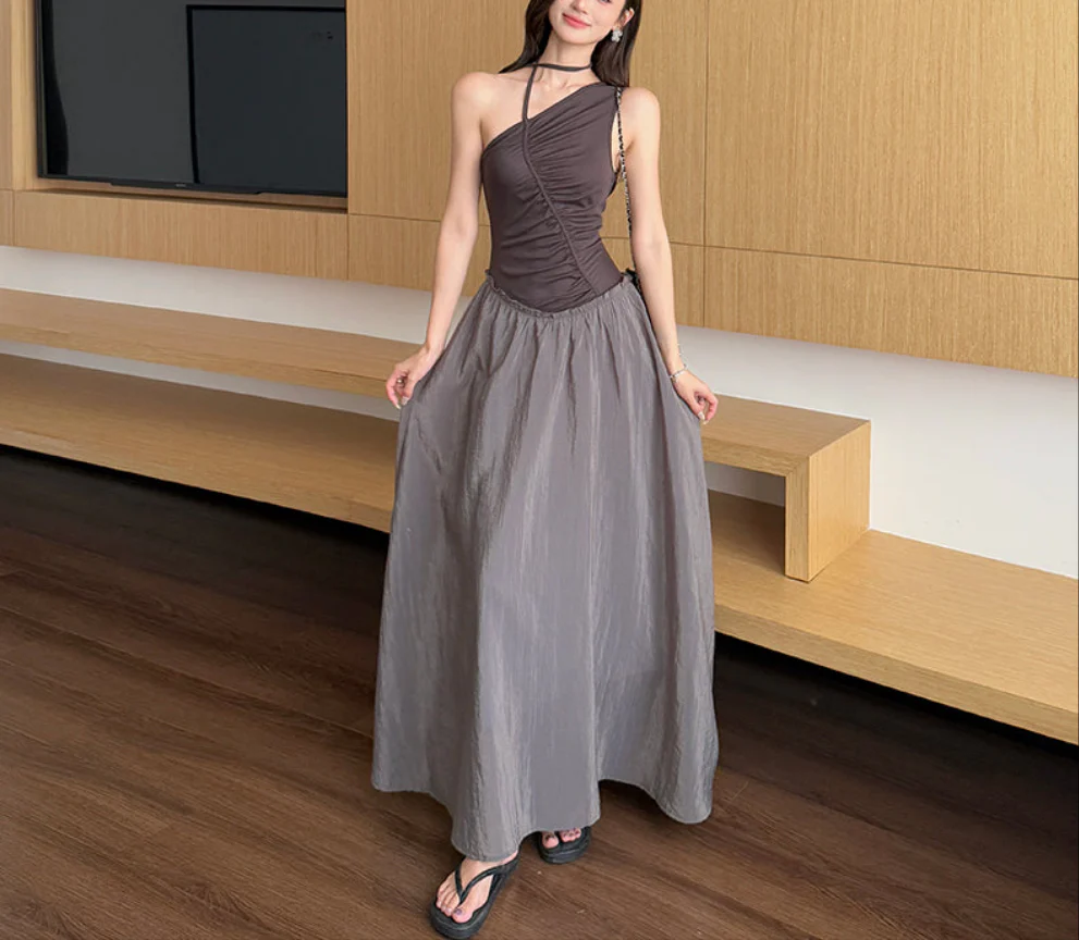 Logan One Shoulder Dress - Image 3