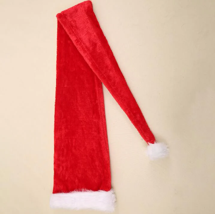 Long Velvet Christmas Santa Hat - Image 5