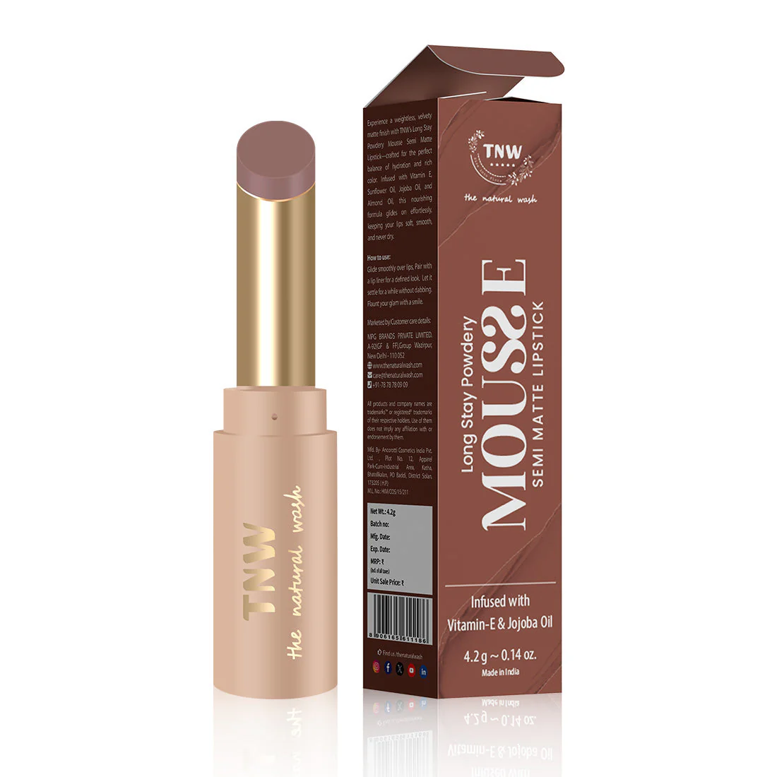 Longstay Powdery Mousse Semi Matte Lipstick 2.0 | Intense Color, Lightweight Comfort app. - Image 7