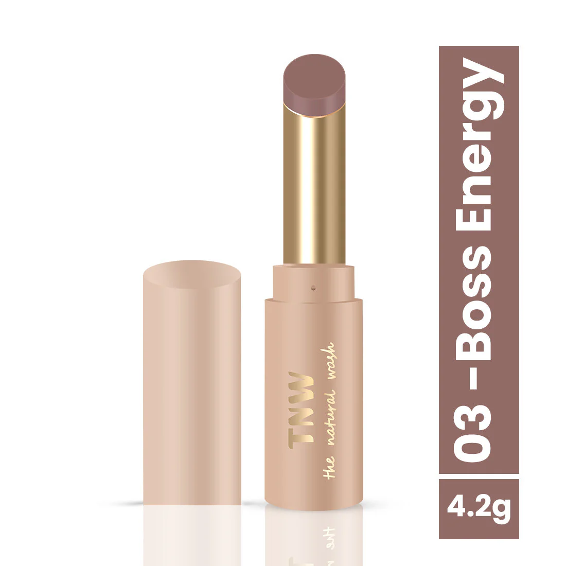 Longstay Powdery Mousse Semi Matte Lipstick | Brown | Intense Color, Lightweight Comfort B3P1