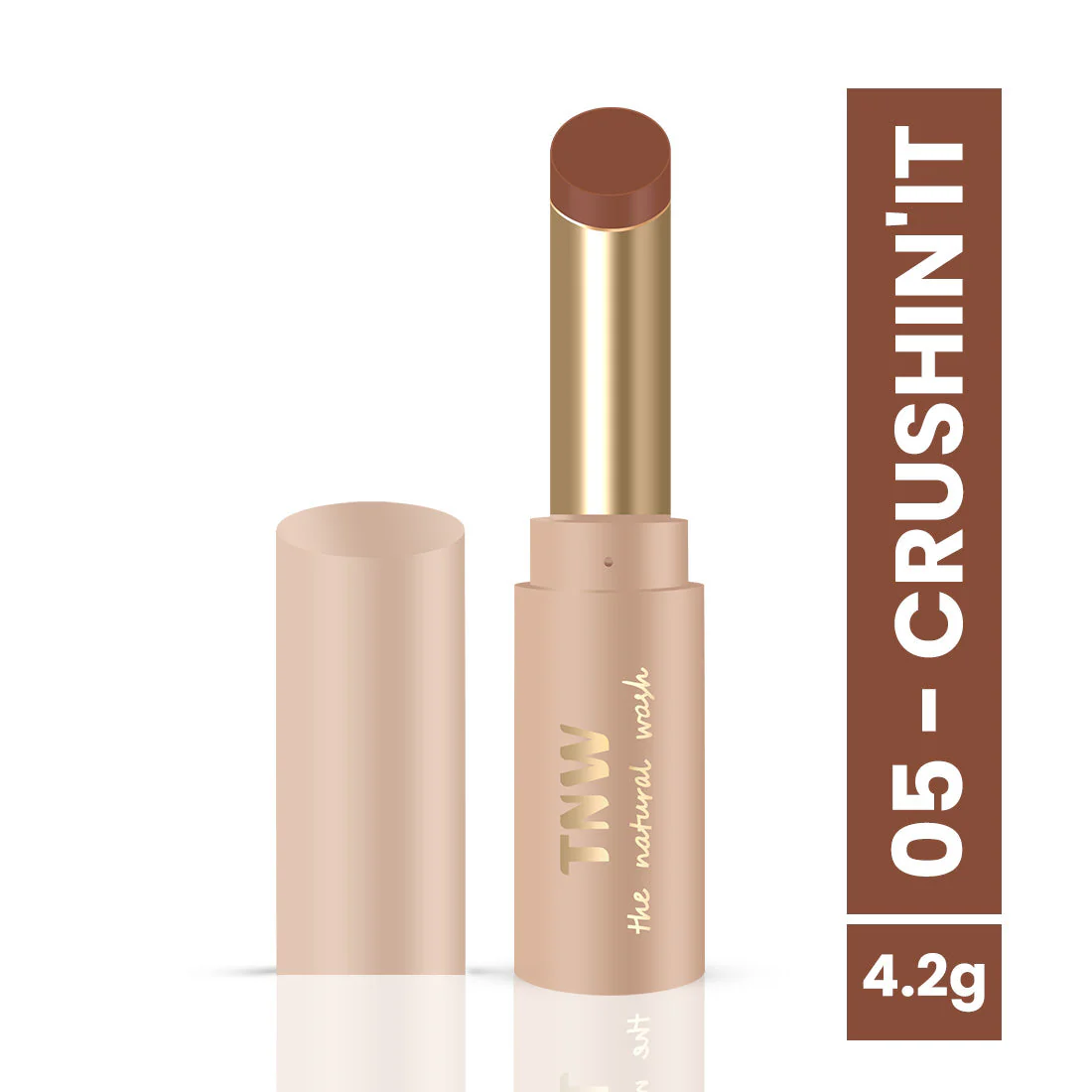 Longstay Powdery Mousse Semi Matte Lipstick | Dark Brown | Intense Color, Lightweight Comfort - Image 8